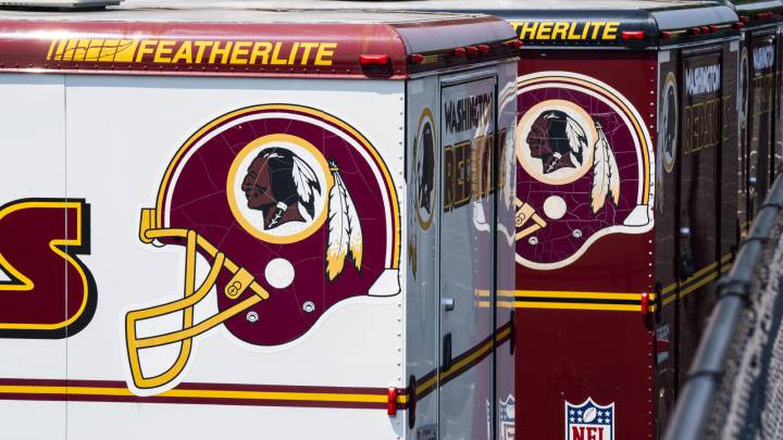 Logo de los Redskins en FedEx Field