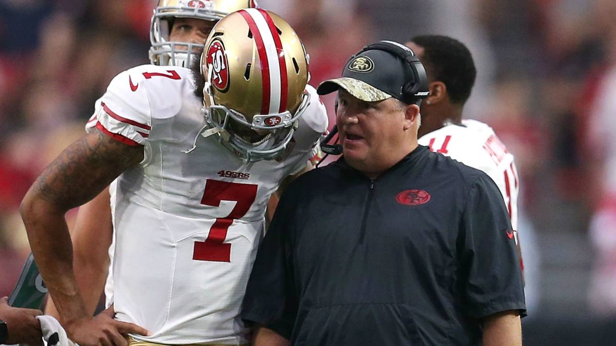 Chip Kelly y Colin Kaepernick