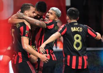 Pity Martínez y Ezequiel Barco comandan el ataque de Atlanta