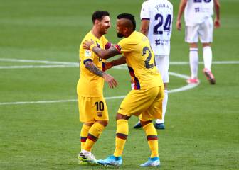 Messi hace su magia y Vidal define para el 1-0