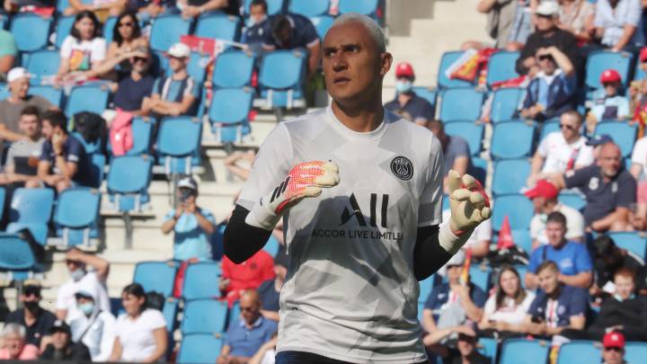 Keylor Navas volvió a jugar con el PSG luego de cuatro meses