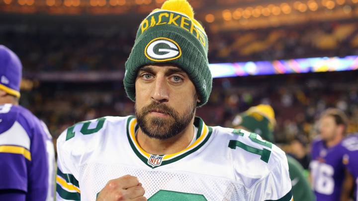 Aaron Rodgers con los Packers