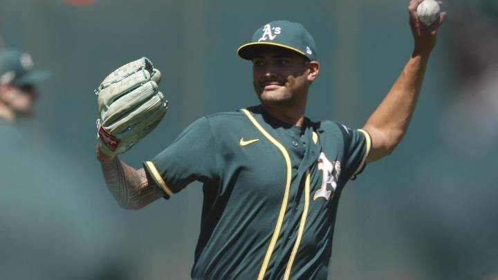 Sean Manaea con los Athletics