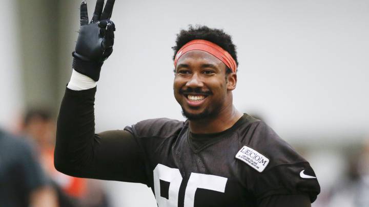 Myles Garrett con los Browns
