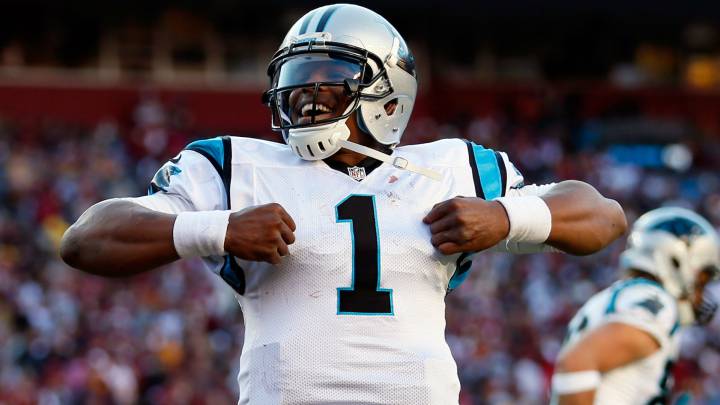 Cam Newton con los Panthers