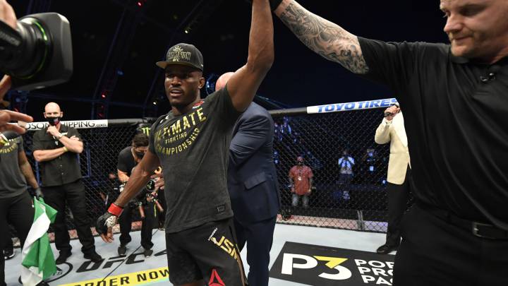 Kamaru Usman en UFC 251