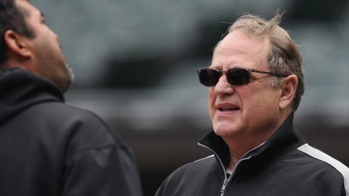 Jerry Reinsdorf con los White Sox