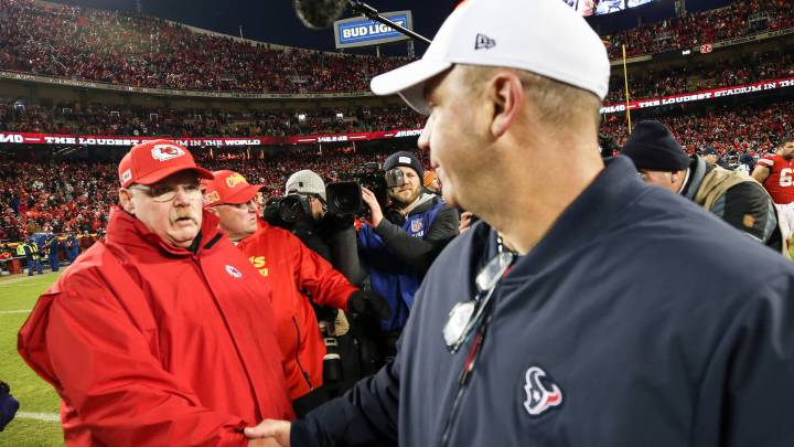 Andy Reid y Bill O'Brien