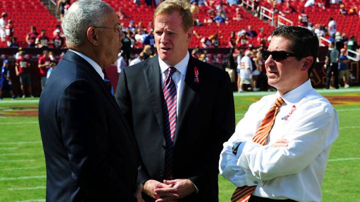 Collin Powel, Roger Goodell, Dan Snyder