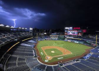 Yankees se anotan el triunfo gracias a aguacero en D.C.