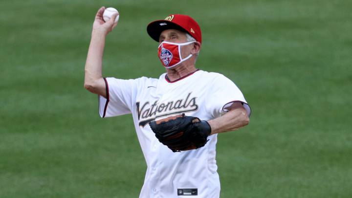 Anthony Fauci en el Opening Day