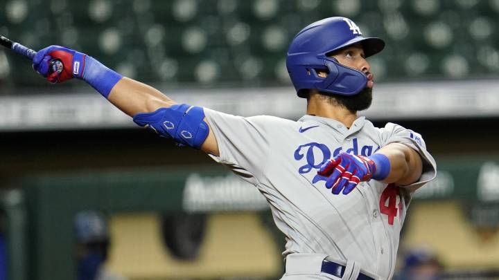 Edwin Ríos con los Dodgers
