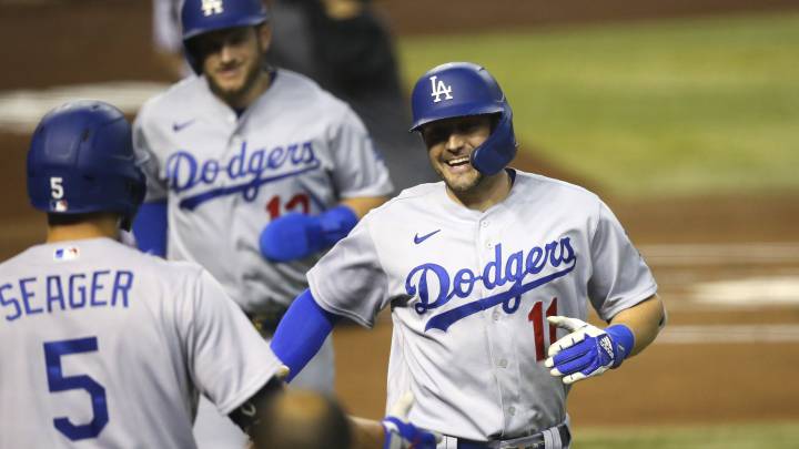 A. J. Pollock, Corey Seager y Max Muncy