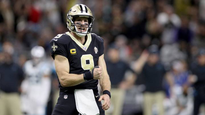 Drew Brees con los Saints
