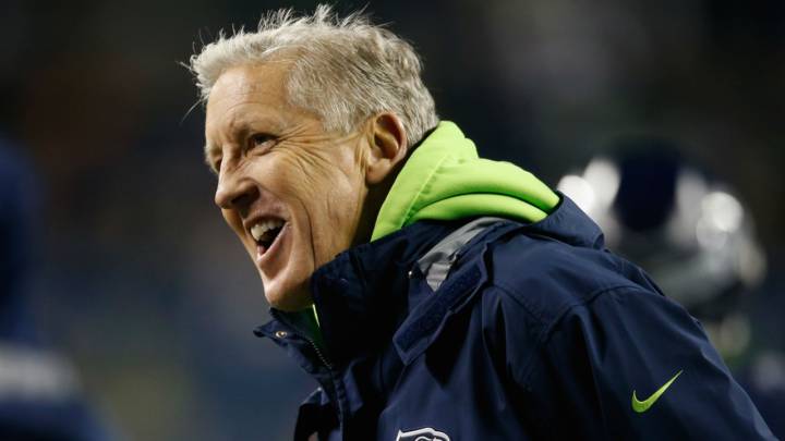 Pete Carroll con los Seahawks