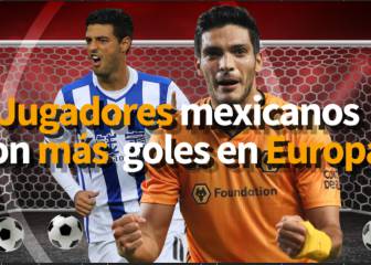 Jiménez se acerca Vela en la lista de más goles en Europa