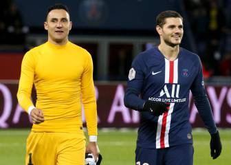 Icardi aprende de Keylor y le hace un atajadón a Neymar