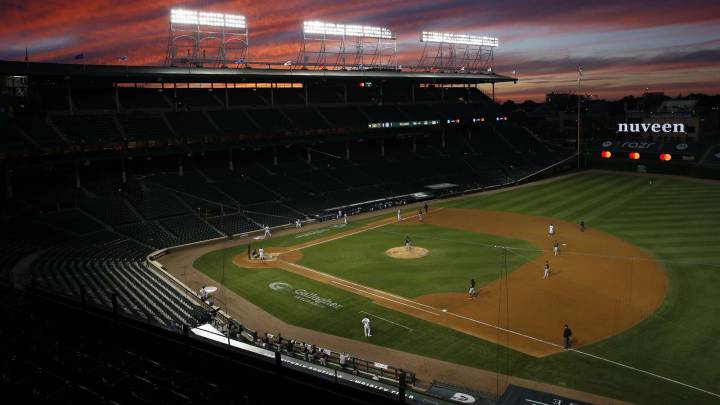 Wrigley Field en partido de los Cubs