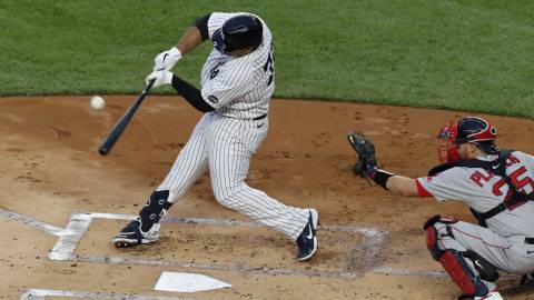 Mike Ford con los Yankees