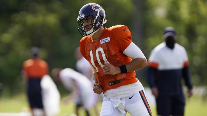Mitchell Trubisky con los Bears