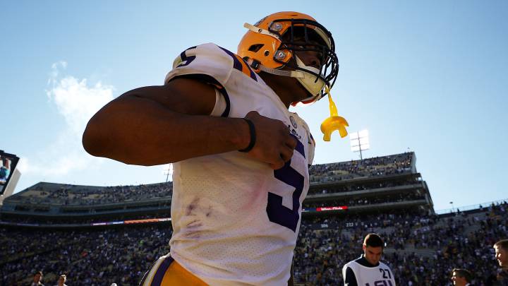 Derrius Guice con LSU