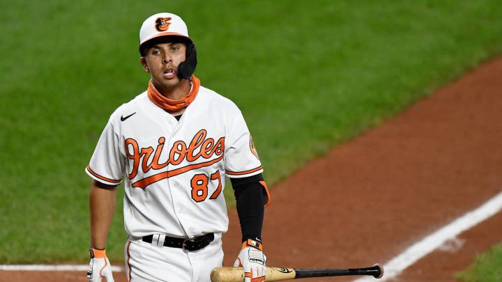 Ramón Urías con los Orioles