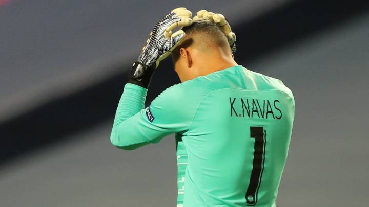 Keylor Navas perdió una eliminatoria de Champions por primera vez