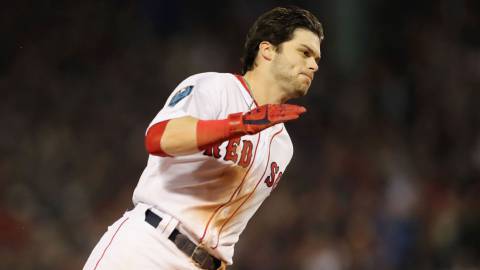 Andrew Benintendi con los Red Sox