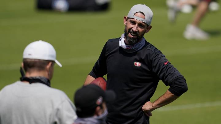 Kyle Shanahan con los 49ers