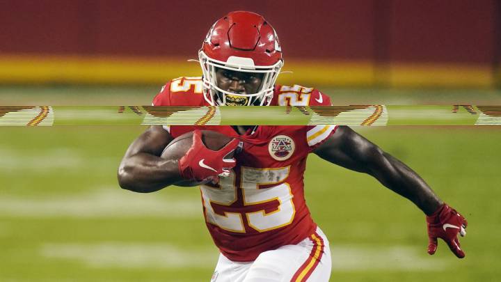 Clyde Edwards-Helaire con los Chiefs
