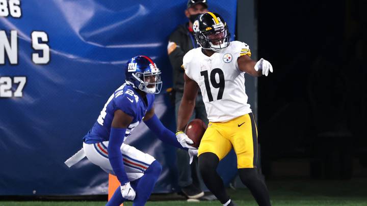 JuJu Smith-Schuster con los Steelers