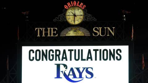 Rays califican a postemporada