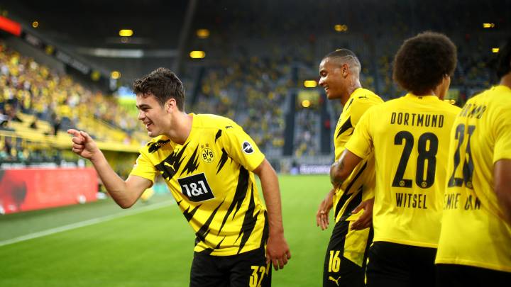 Gio Reyna anota el primer gol de la temporada para el Dortmund