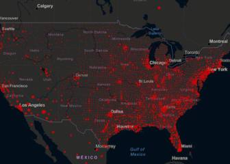 Casos y muertos de coronavirus por estado en USA; 24 de septiembre