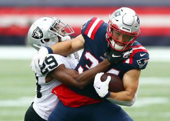 Burkhead lidera a los Pats al triunfo con tres anotaciones