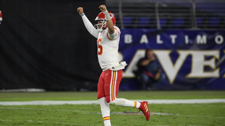 Patrick Mahomes con los Chiefs