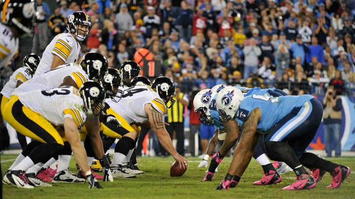 Partido entre Steelers y Titans