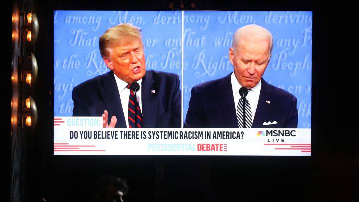 Los mejores tuits que dejó el primer debate Trump - Biden