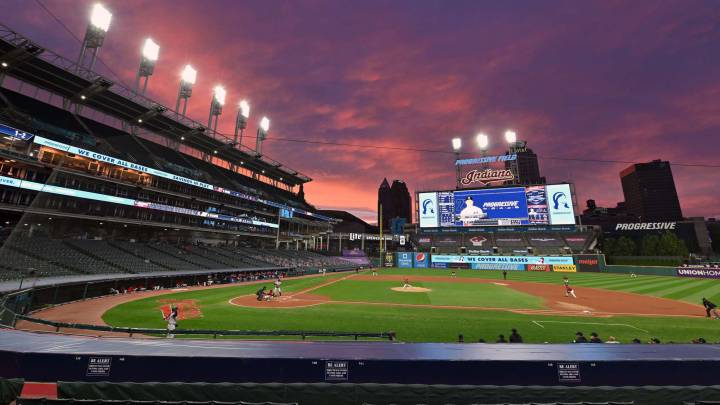 Progressive Field en partido de postemporada