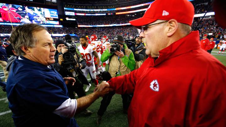 Bill Belichick y Andy Reid