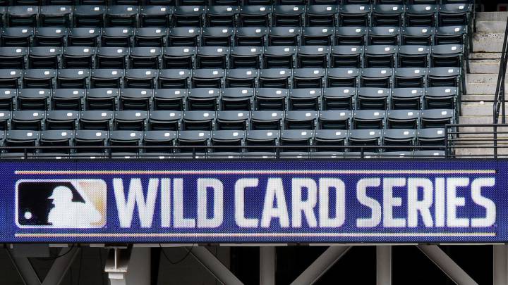 Gradas de MLB en juego de wild card