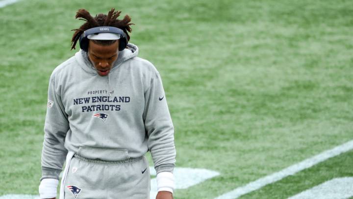 Cam Newton con los Patriots