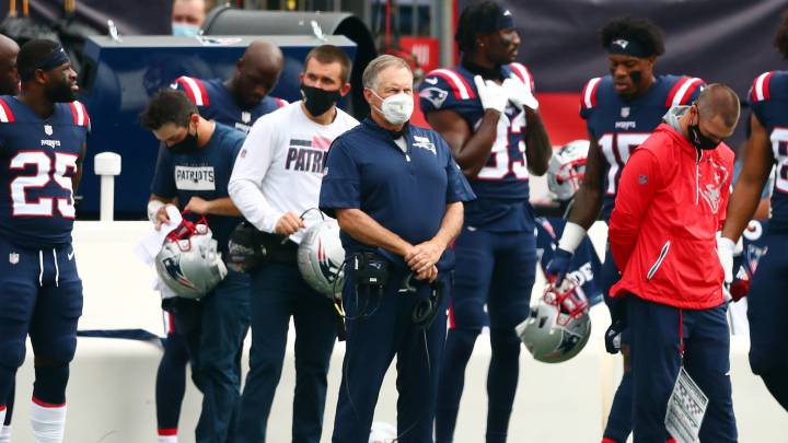 Bill Belichick con los Patriots