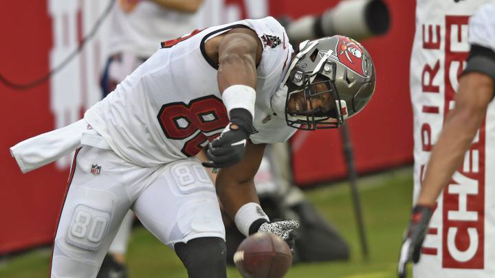 O.J. Howard con los Buccaneers