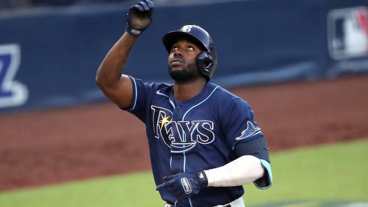 Randy Arozarena con los Rays