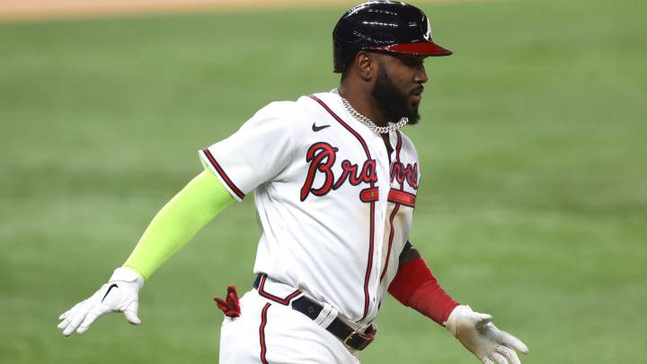 Marcell Ozuna con los Braves