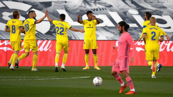 El Real Madrid cae ante el Cádiz con gol del hondureño Anthony Lozano