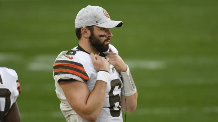 Baker Mayfield con los Browns