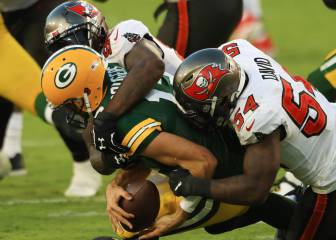 La defensa de Tampa se roba el show Brady vs Rodgers
