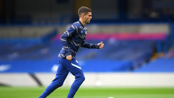 Pulisic debuta como el 10 del Chelsea en Champions